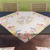 PETTI Artigiani Italiani - Accessori Tessili da Cucina, Centrotavola Moderno 90x90 cm in Microfibra, Tovaglia Centro Tavola Elegante in Stampa Digitale Floreale 30, 100% Made in Italy