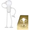 Generico Luce Notturna Divertente, 1/2pezzo Luce Notturna Forma di Sportivo, Luce Notturna a Forma di Simpatico Omino con Lampadina, Luci Notturne Fai da Te, per Decorazioni da Camera da Letto