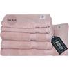 Schöner Wohnen Kollektion SCHÖNER WOHNEN Set di Asciugamani in Spugna Rosa 5 Pezzi - 100% Cotone - Set di Asciugamani Soffice e Morbido - Assorbente - Composto da 1 Telo Doccia + 2 Asciugamani + 2 Asciugamani per Ospiti
