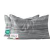 Dorian Home - Federe Cuscino Letto 50x80 Cotone 100% Puro, Morbido e Certificato, Coppia di 2 Federe Abbinate da Aggiungere al Set Copripiumino, Federa Cuscini 4 Stagioni con Comoda Patella di 18 cm