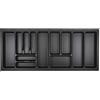 ORGA-BOX Portaposate 1119 x 473 grigio 120 cm lavagna con struttura perlata