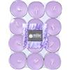 seit 1744 müller KERZEN Müller Tealights Candele Profumate - Fragranza Lavanda - 39 × 15 mm - Durata 4 Ore - Lumini di Cera Colore Viola - Set di 192 Candeline
