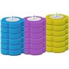 Generico Scopino usa e getta,con Aromatico,set di pulizia a parete con, scopino per WC con testine di ricambio per WC, spazzola per WC con detergente, Spazzolone Monouso Ricambio Scopino per il (Viola 30PCS)