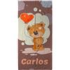 LolaPix Asciugamano Mare. Telo Mare. Regalo Personalizzato. Asciugamano Personalizzato. Vari Disegni e Dimensioni. Orsacchiotto