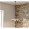 Generico Lampadario a sospensione rustico in ceramica siciliana a 1 luce Limoni per cucina, ingresso, veranda, taverna, bagno