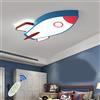 AHQX Plafoniera A LED per Camerette Plafoniere Razzo Lampadario Moderno Paralume Acrilico Luci Creative per Bambini Dimmerabili Telecomando Bambini Ragazzi Soggiorno Illuminazione Camera da Letto