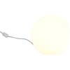 meineWunschleuchte Piccola sfera LED lampada da tavolo a 1 luce, vetro opale bianco, lampada decorativa per interni - Ø 20 cm altezza 18 cm