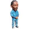 Stgbcst Statua di souvenir hip hop nera 3 x 5 x 10 cm, decorazione hip-hop, artigianato nero, adatto per collezioni di camere da letto da ufficio (stile 2)
