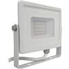 V-TAC Proiettore LED Slim Chip Samsung 20W, Bianco Luce Fredda