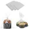 SHOBI Buste Trasparenti per Panettone, Pandoro e Colomba in Polipropilene Perfetta per Alimenti (100, 40x50 Cm)