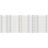 LUNCHS Kit striscia di retroilluminazione a LED compatibile for TCL 55C715 55C717 55C716 55C78 for TCL-55P10-3030FC-12X6-LX20200106 YHF-4C-LB5506-YH10J