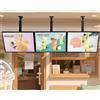 SHENGSHIYU Monitor Pubblicitario Parete,Orientabile & Inclinabile,Multifunzionale,Pannello Luminoso a LED con Cornice a Scatto Ultra Sottile,Mostra Nuovi Menù/Contenuti Promozionali 3pcs-400 * 500mm