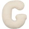 Generic Cuscini decorativi con lettere, cuscini decorativi, dolce e morbido cuscino a forma di lettera iniziale, cuscini decorativi con lettere dalla A alla Z, cuscini con lettere per divano, camera da letto