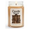 Candle Street | Biblioteca di Dublino - Autumn Postcards | Candela Autunnale Artigianale Profumata | Fragranza Sandalo, Patchouli e Ambra | 185g - Lunga Durata 40h | Vegana - Made in Italy