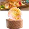 Generic Lumina Noctis Balls, sfere di vetro Lumina Noctis, 7 sfere di cristallo Core Memories, sfere di vetro incrinato di ghiaccio da 40 mm, luce notturna a LED a 7 colori per decorazione domestica e
