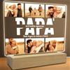 STAMPATEK Lampada Personalizzata Regalo Festa Del Papà Idee Regalo - Lampada Led Luce Notturna Regali Uomo Papà Compleanno, Regali Per Lui, Marito, Compagno Natale Originale, PlexMod6_DS3