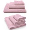 GX GARGIX Set Asciugamani Bagno Hotel B&B 3 Pezzi - Telo Doccia, Viso e Ospite Alta Assorbenza (TRAM-8)