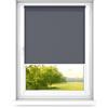 time4blinds Mini Basic tenda a rullo - Non invasiva - Tenda a rullo per finestra all'interno senza forare - Maniglie non invasive - 1000x1000mm Grafite Operato sul Lato Destro
