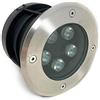 vetrinein rete Vetrineinrete® Faretto ad incasso calpestabile 5 led 5 watt segnapasso carrabile luce bianca 6500k calda 3000k da esterno IP67 (Luce Calda 3000k) F59