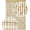 OEM Tenda Moschiera 120X240 cm mod. Mais con filamenti in Mais Naturale