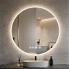 Worshow Specchio Bagno con Luce 60 x 60 cm, Specchio Bagno LED Orbicolare con Antifog, 3 Temperature di Colore, Impostazioni di Tempo, Funzione di Memoria, Sensore Tattile