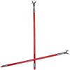 FOFO' FERCASASHOP® Asta Armadio Guardaroba in Metallo, Telescopica fino a 150 cm,regolabile con blocco interno, Asta Appendiabiti, Manico Prendiabiti con gancio a Uncino