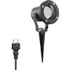 ledscom.de Faretto da giardino a terra MIBU per esterni, acciaio inox nero Lampada LED GU10 a 3 fasi dimmerabile bianco caldo W 500lm