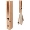 Generico Mollette Asciugamani Bagno | Mollette Giganti Legno Da Muro | Porta Asciugamani Bagno Clip | Salvaspazio E Robuste Mollette Da Bucato In Legno Per Casa, Bagno, Soggiorno, Lavanderia