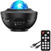 YFDGD Proiettore Stellato Galaxy Night Light Con Altoparlante Musicale Ocean Wave Di Luce Del Cielo For La Decorazione Della Camera Da Letto Regalo Compleanno Festa Immagini Chiare(Small style)