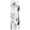 LICHENGTAI Adesivo da Parete a Specchio Adesivi Murali Specchio 3D Modello Albero Removibile Acrilico Specchio Adesivo Parete Specchio Decal per Camere Soffitto Camera da Letto Casa