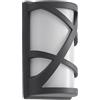 Lindby Applique da esterni dimmerabile (Moderno) colore Nero, in Alluminio applique lampada LED outdoor per facciata/parete terrazzo e balcone