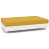 BIANCALUNA - Copriletto elastico Living Genius tinta unita Anti Macchia - Divano Letto Singolo da 90 a 200 cm Made in Italy - Senape