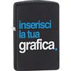 Generico Point20.it - Accendino benzina personalizzato con foto modello zip gadget idea regalo fidanzati anniversario festa del papà mamma cucina natale