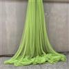 Anevous Tessuto in tulle per cucito, 5 m x 150 cm, in morbido tulle, al metro, tessuto decorativo per decorazioni, in tulle, per matrimonio, abito in tulle, decorazione per cerimonie, verde