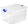 PlasticForte PLASTIC FORTE, Scatola portaoggetti trasparente, 16 litri, senza ruote