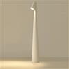 HSKJTT Lampada Da Scrivania A Led Portatile Ricaricabile Tramite Usb Con 3 Livelli Di Luminosità Regolabili Controllo Touch Luci D'Atmosfera Per Svegliarsi(White,35x5cm)