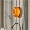 Generico Moderna Applique da Parete in Vetro A Forma di Ciambella per Soggiorno Camera da Letto Comodino Corridoio Scale Balcone Decorazione per Interni (Arancione) Illuminazione Lampada a Muro