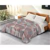 BANZAII TEXTILE INNOVATOR ONLINE Banzaii Trapunta Singola 170x260 cm Invernale in Ecopiuma da 380 gr/mq calda e morbida - Piumone Invernale Anallergico e Traspirante - Prodotto in Italia - Francesca Rosa