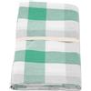 Casatessile Tovaglia in Cotone Jacquard Vichy - Verde, 8 posti 140x220 cm.