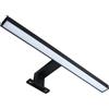Designlight - Applique LED 30 cm. per Specchio Bagno - Lampada IP44 Waterproof, Luce Uniforme, Ideale per Cucina, Bagno e Ambienti Moderni - 4000K - Luce Neutra (Colore: Nero Opaco)