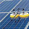 Lakenbroade Macchina per la Pulizia dei Pannelli fotovoltaici con Asta telescopica, Attrezzatura per la Pulizia dei Pannelli solari a Doppia Testa Robot pulitore Solare,GPAA3.5M
