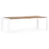Bizzotto Cameron, tavolo allungabile bianco 253/319/384X110