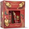 Bottega Verde - Cofanetto Regalo Scie di Magia, con Bagnodoccia 250 ml e Latte Corpo 150 ml, Fragranza di Cannella e Spezie Natalizie, Idea Regalo