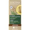 LOGONA Naturkosmetik Colorante vegetale per capelli in polvere vegana con henné biologico per colori intensi e lucentezza, colore per capelli vegetali biondo dorato (biondo), 1 x 100 g