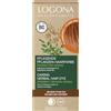 LOGONA Naturkosmetik Colorante vegetale per capelli in polvere vegana con henné biologico per colori intensi e lucentezza, colore rosso fiamma (rosso), 1 x 100 g