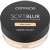 Catrice Soft Blur Matte Setting Powder, lunga durata, opacizzante, rifinitura dei pori, naturale, traslucida (8g)