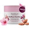 Jean & Len maschera ricostruttiva capelli mandorla e cheratina, per capelli molto danneggiati, ripara e riduce doppie punte e rottura, leviga la struttura, senza parabeni e siliconi, vegano, 250 ml
