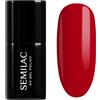 Semilac Smalto UV A712 Old Red 7ml - rosso classico con effetto glamour - coprente e duraturo
