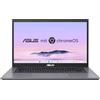 ASUS Chromebook Plus CX34 - Computer portatile, schermo IPS 14 FHD antiriflesso | Intel Core i3-1215U | 8 GB di RAM | 128 GB UFS | Intel UHD | ChromeOS | Tastiera QWERTZ | Grigio |