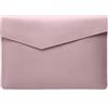 HinZann 13-14 Pollici Custodia PC Portatile per MacBook Neo/MacBook Air 13 M5/M4/M3/M2/M1 / MacBook Pro 14 M5/M4/M3/M2/M1 Pro/Max, 13 13,3 14 Pollici Borsa Porta Pc Leggera in Pelle - Grigio Viola